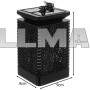 Светодиодный фонарь на солнечных панелях Glamour Garden Solar Lamp Black